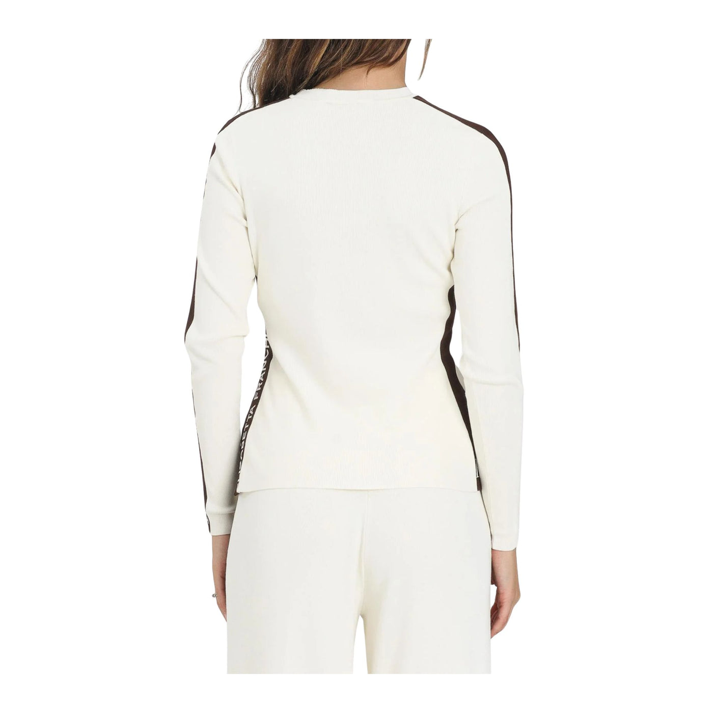 Maglia Donna con bande logate e spacchi sul fondo