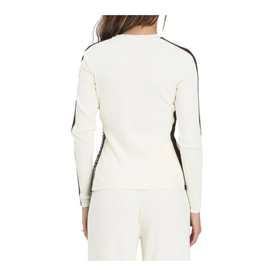 Maglia Donna con bande logate e spacchi sul fondo