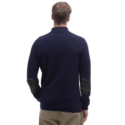 Maglia Uomo con mezza zip Holden Navy modello retro