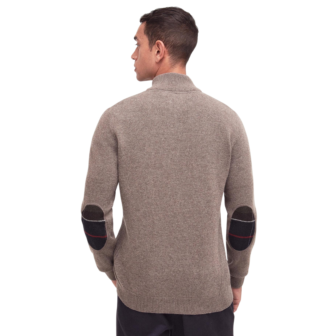 Maglia Uomo con mezza zip Holden Marrone modello retro