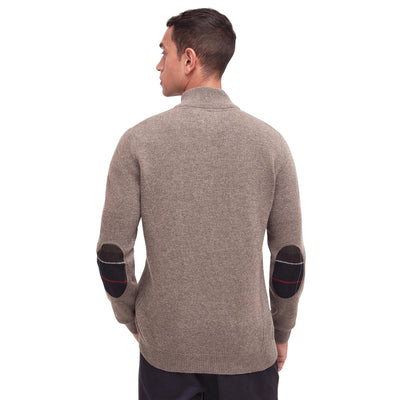 Maglia Uomo con mezza zip Holden Marrone modello retro