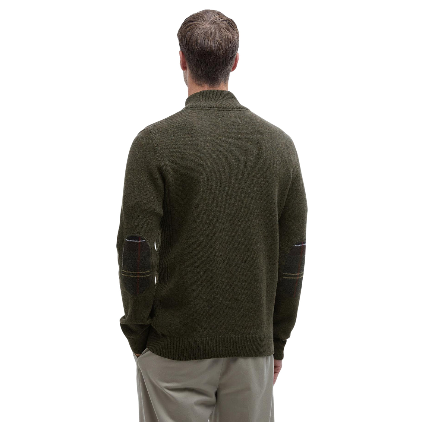 Maglia Uomo con mezza zip Holden Verde oliva modello retro