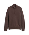 Maglia Uomo Marrone, in lana, con toppe tartan sui gomiti