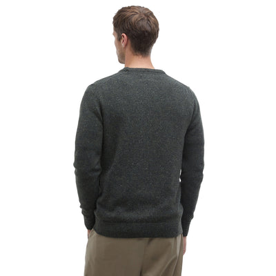 Maglione Uomo Girocollo Essential Tisbury Verde modello retro