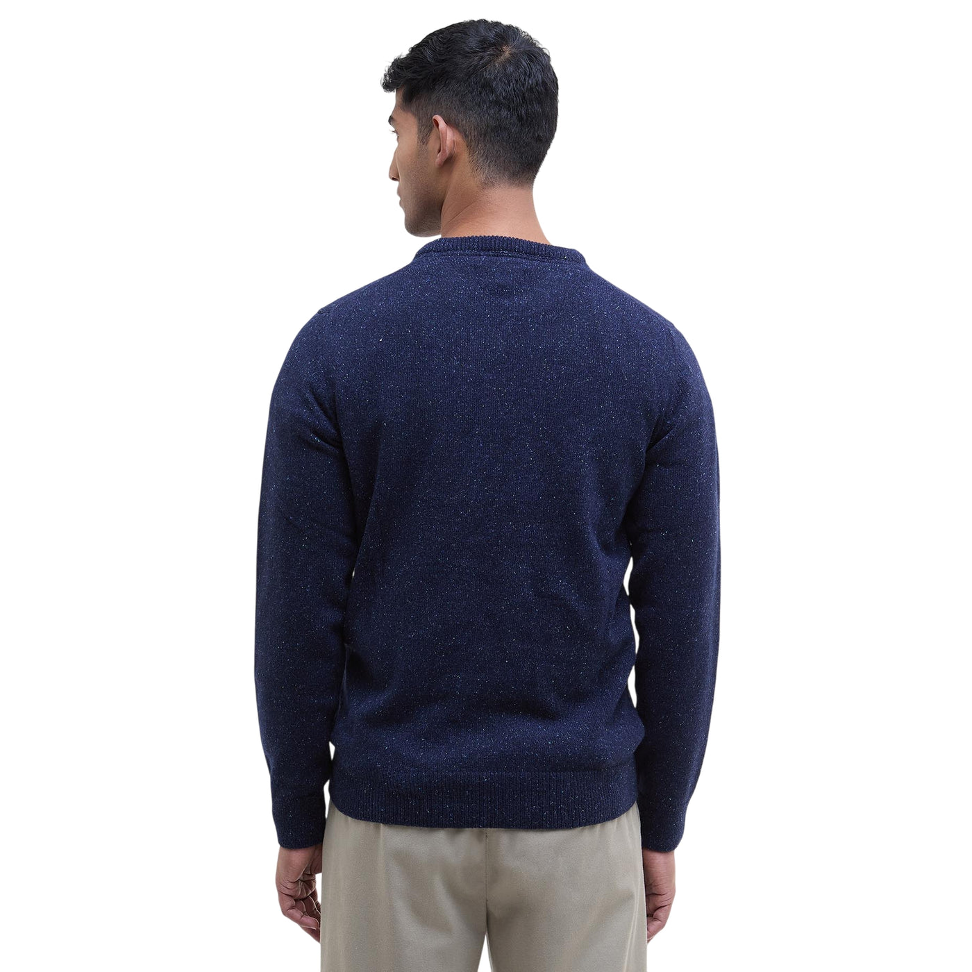 Maglione Uomo Girocollo Essential Tisbury Navy modello retro