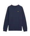 Felpa girocollo da bambino in navy