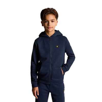 Pantaloncini tuta bambino navy modello frontale