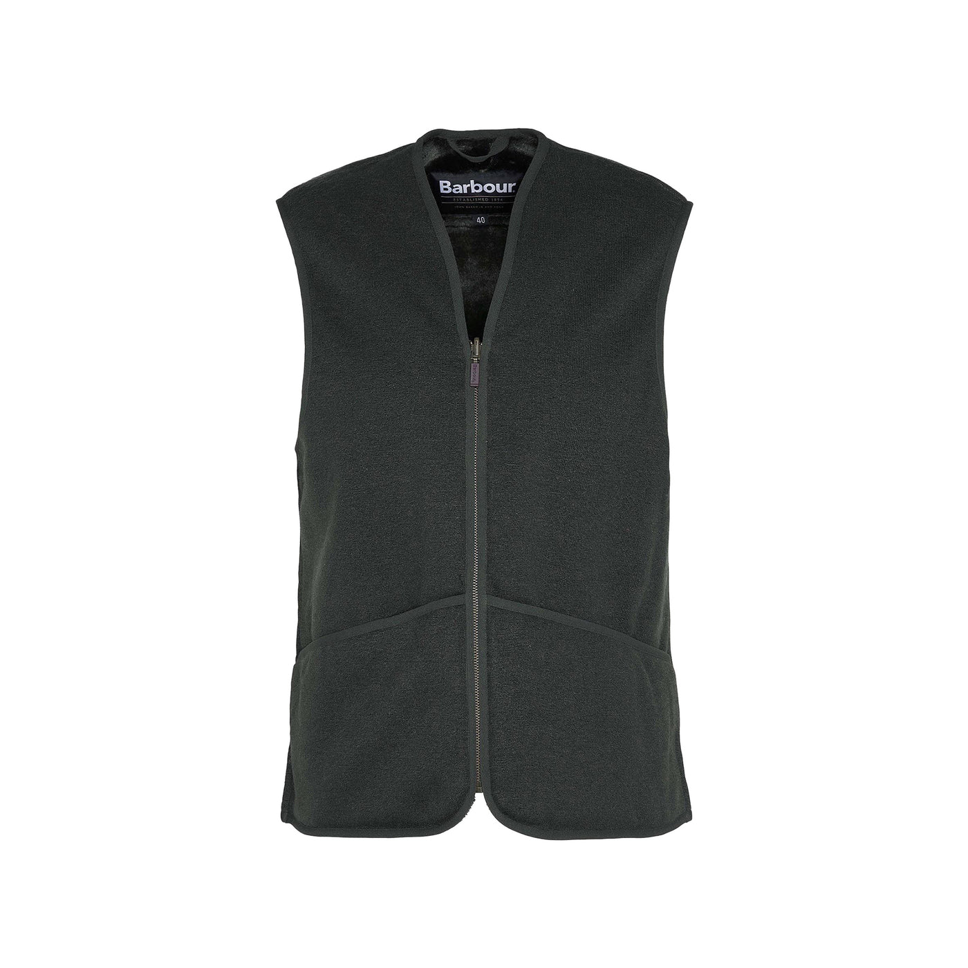 Gilet Uomo con scollo a V e chiusura zip frontale