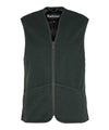 Gilet Uomo Verde, in pile, con tasche a toppa