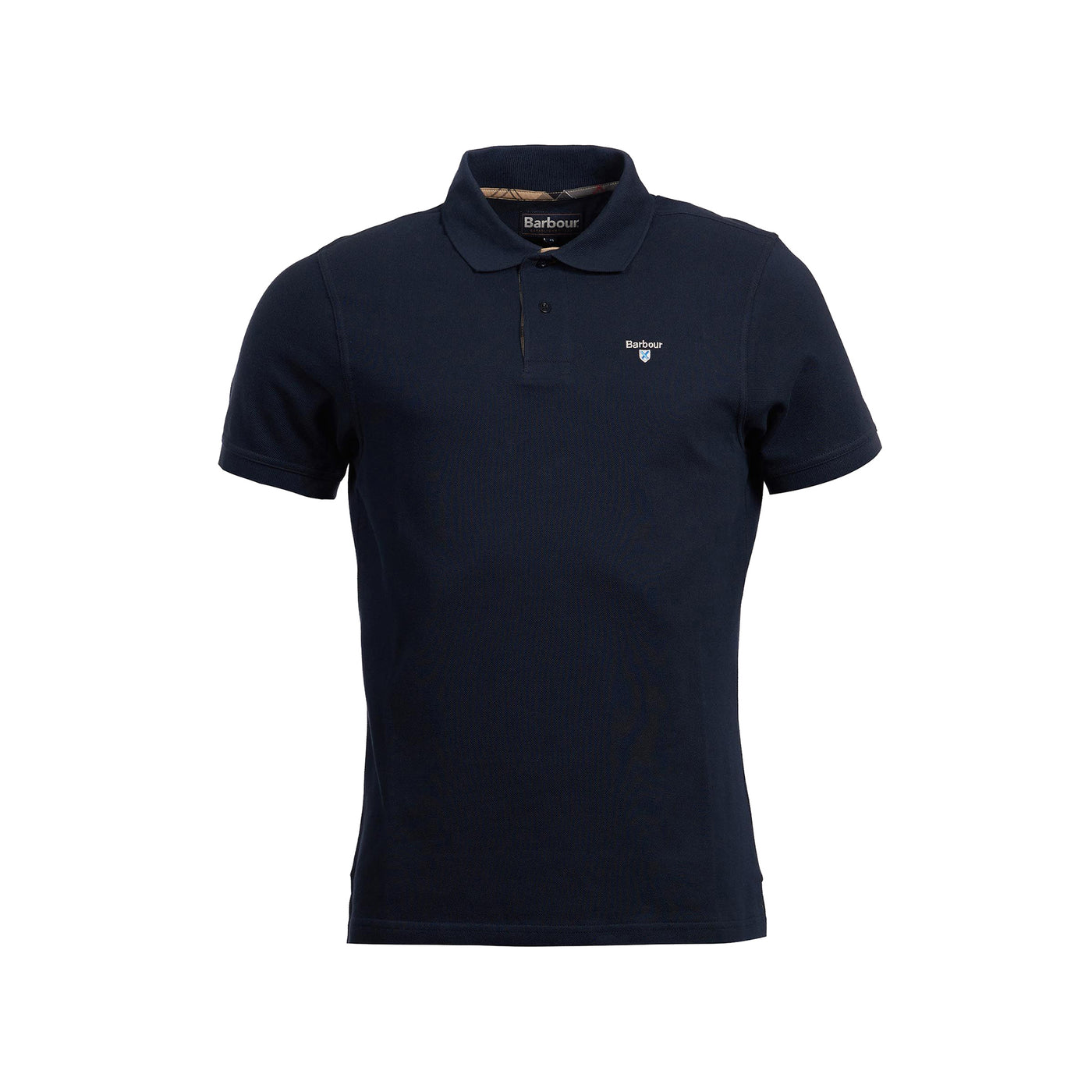 Polo Uomo in cotone in tinta unita Navy