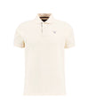 Polo Uomo tinta unita in cotone piquet bianco