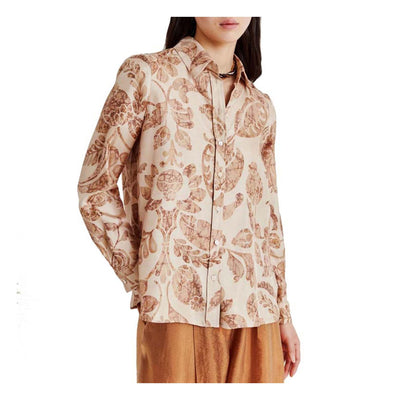 Women's shirt with floral print