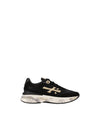 Sneakers Donna Moerund 7799 Nera, con suola stampata