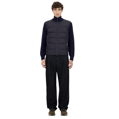 Giubbotto Uomo con fronte in nylon idrorepellente modello