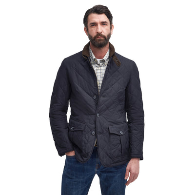 Giacca Uomo trapuntata Lutz Navy modello frontale