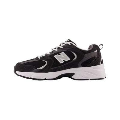 Sneakers Unisex modello 530 Nero con logo argento