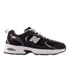 Sneakers Unisex modello 530 Nero con logo argento