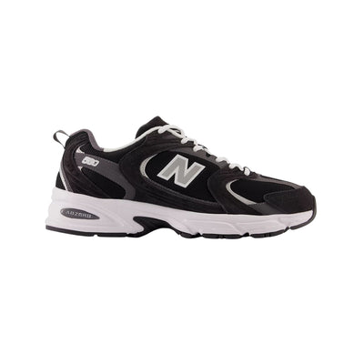 Sneakers Unisex modello 530 Nero con logo argento