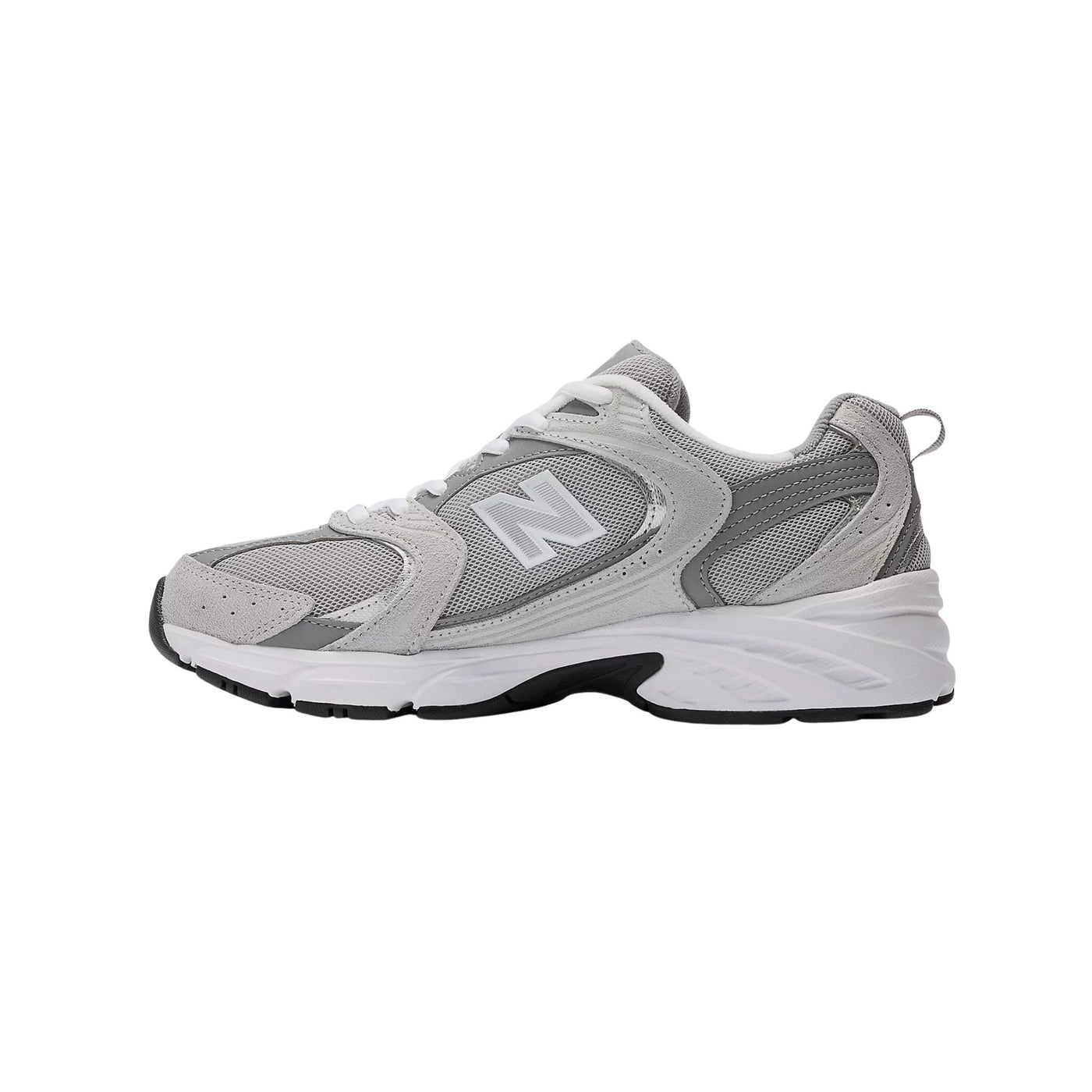 Sneakers Unisex modello 530 Grigio dettagli scamosciati 
