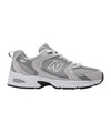Sneakers Unisex modello 530 Grigio dettagli scamosciati 