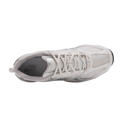 Sneakers Unisex modello 530 Bianco/Argento