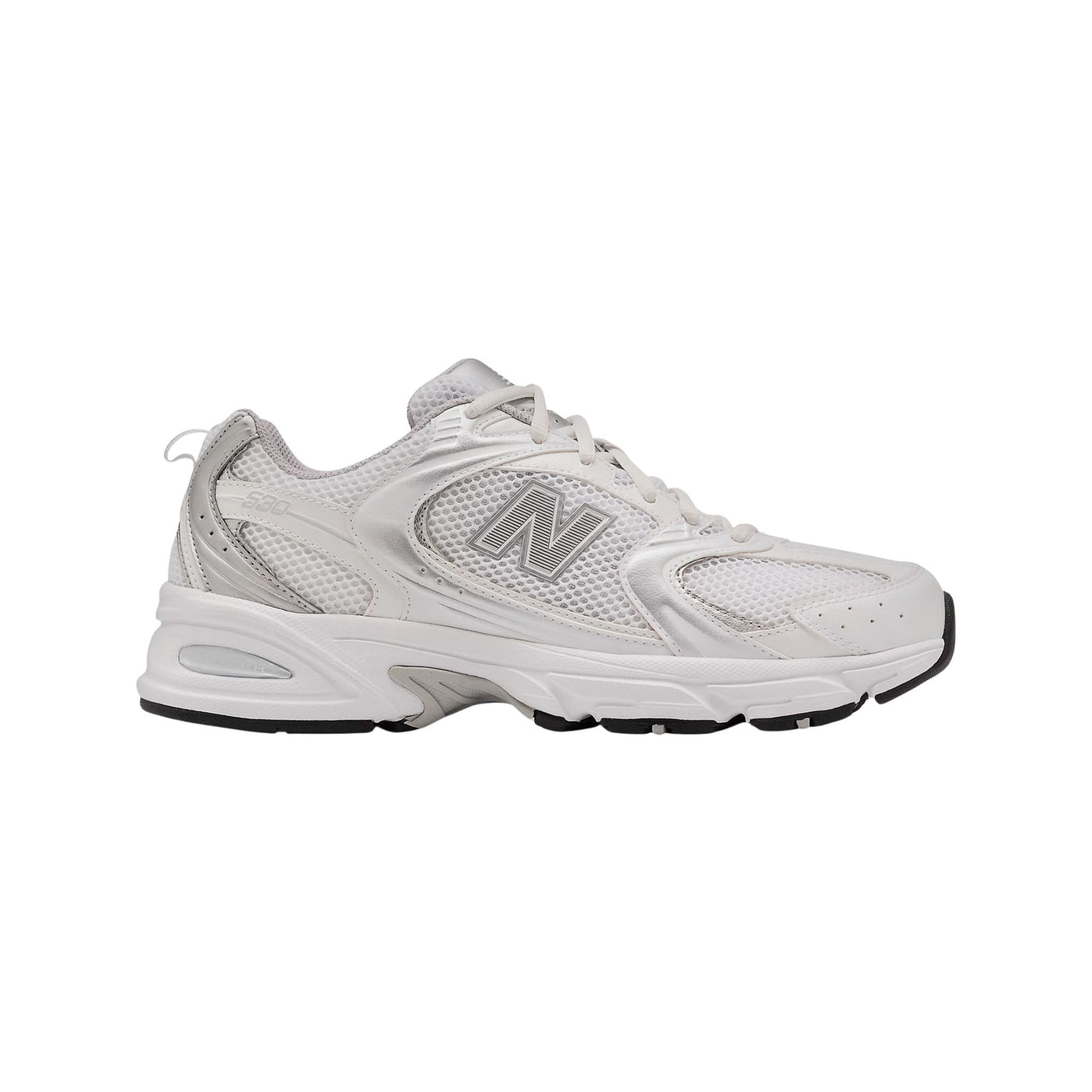 Sneakers Unisex modello 530 Bianco/Argento