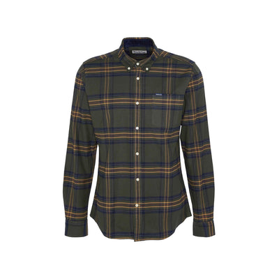 Camicia Uomo, modello Portdown, con motivo tartan in cotone