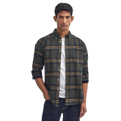 Camicia Uomo Portdown taglio sartoriale modello frontale