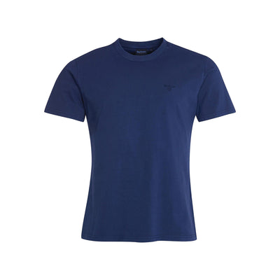 T-Shirt Uomo Garment Dyed Blu