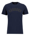 T-shirt Uomo Navy con logo tartan