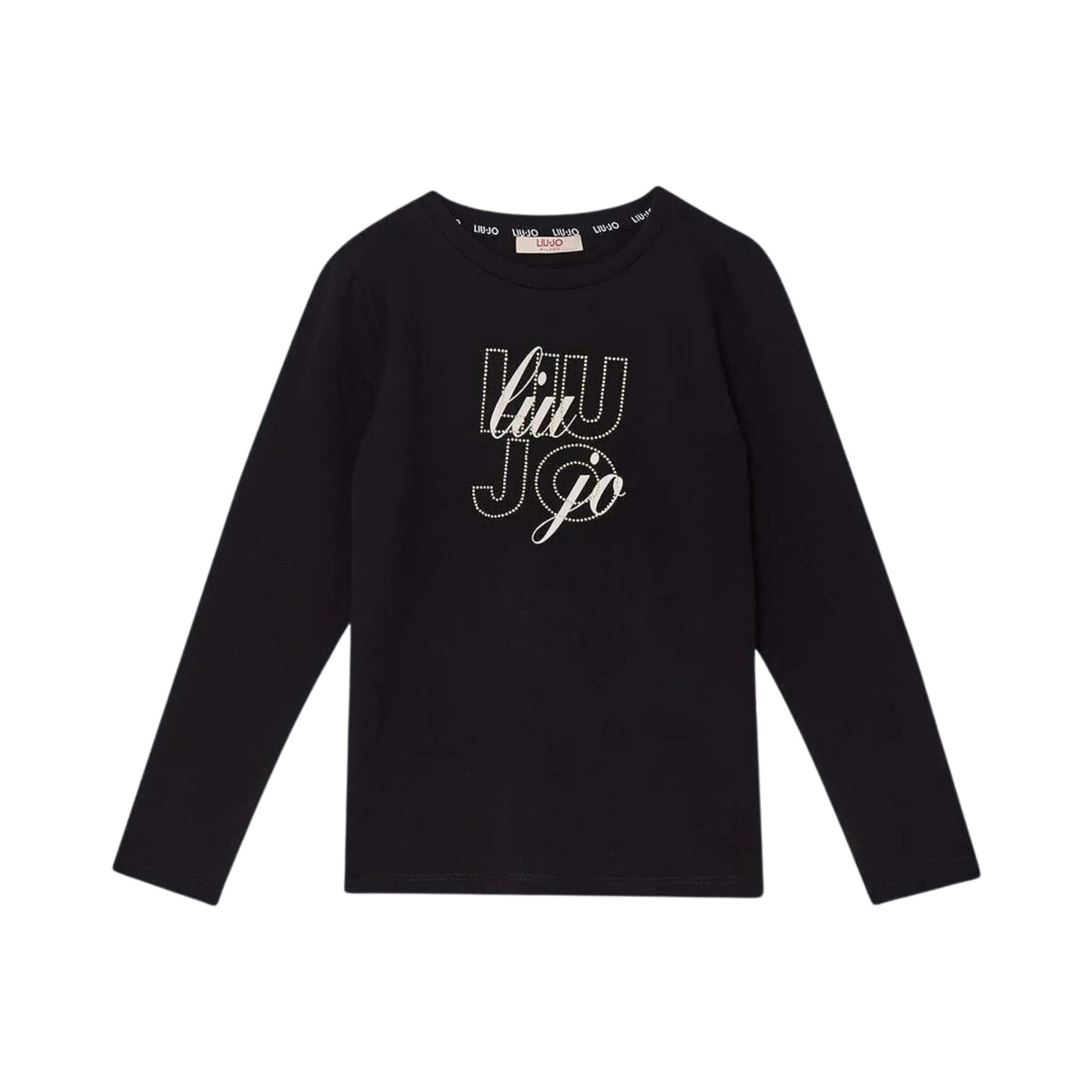 Girl's sweater with logo on the chest