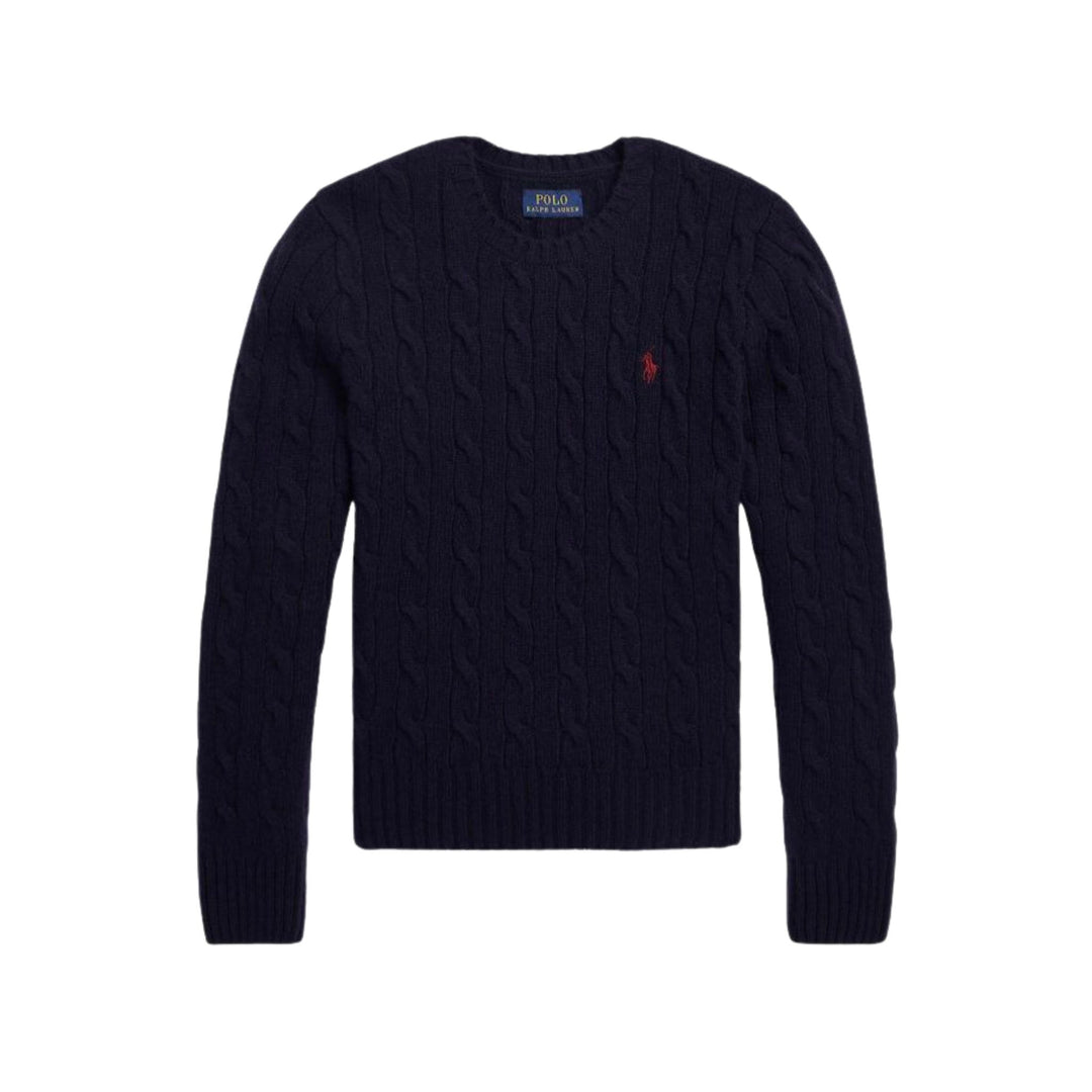 Maglia Bambina a trecce Blu - Polo Ralph Lauren | Old England