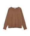 Women's sweater with ribbed hems
