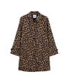 Impermeabile Donna monopetto animalier