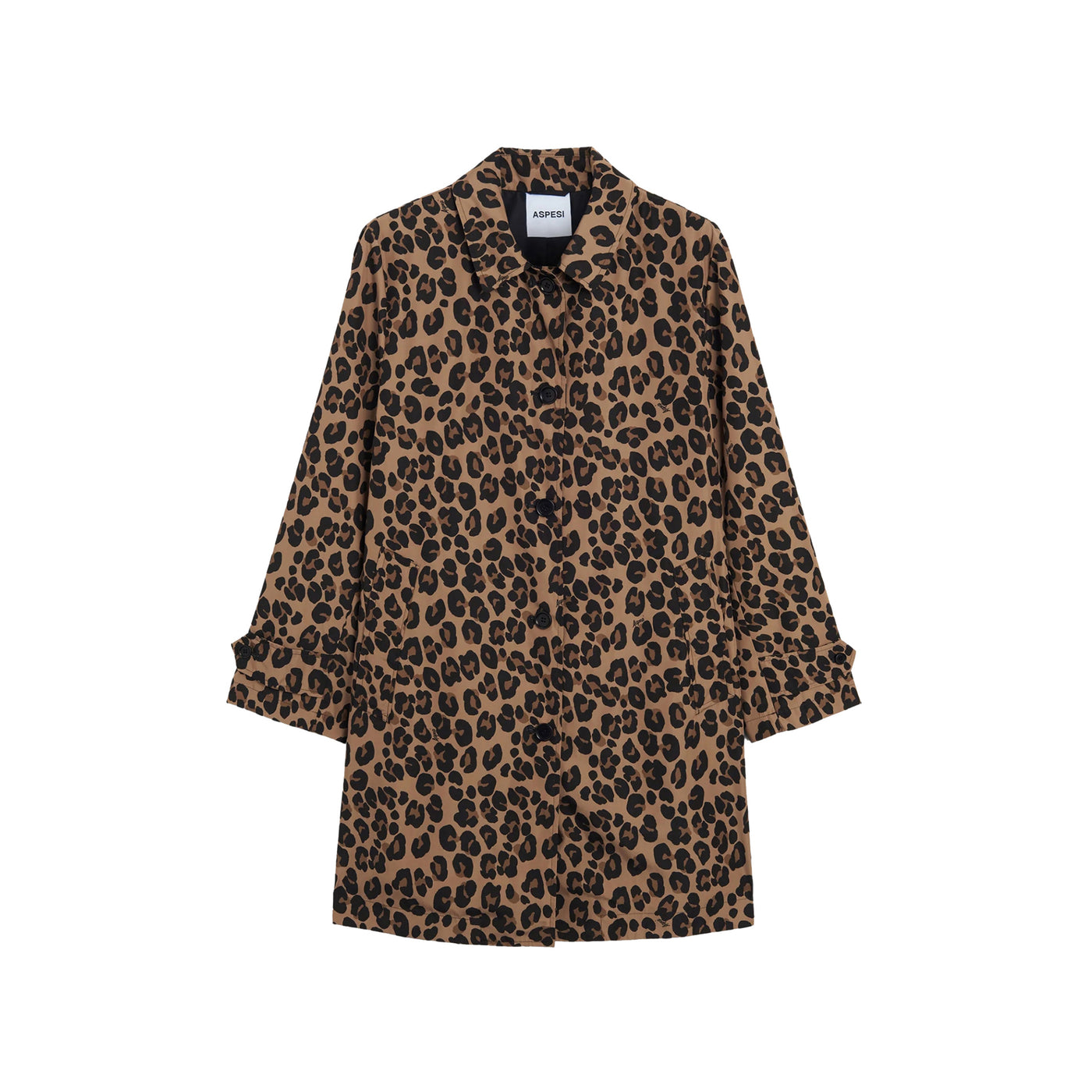 Impermeabile Donna monopetto animalier