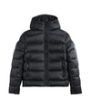 Piumino Uomo corto, calandrato, con cappuccio