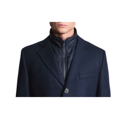 Cappotto Uomo Double con gilet rimovibile dettaglio