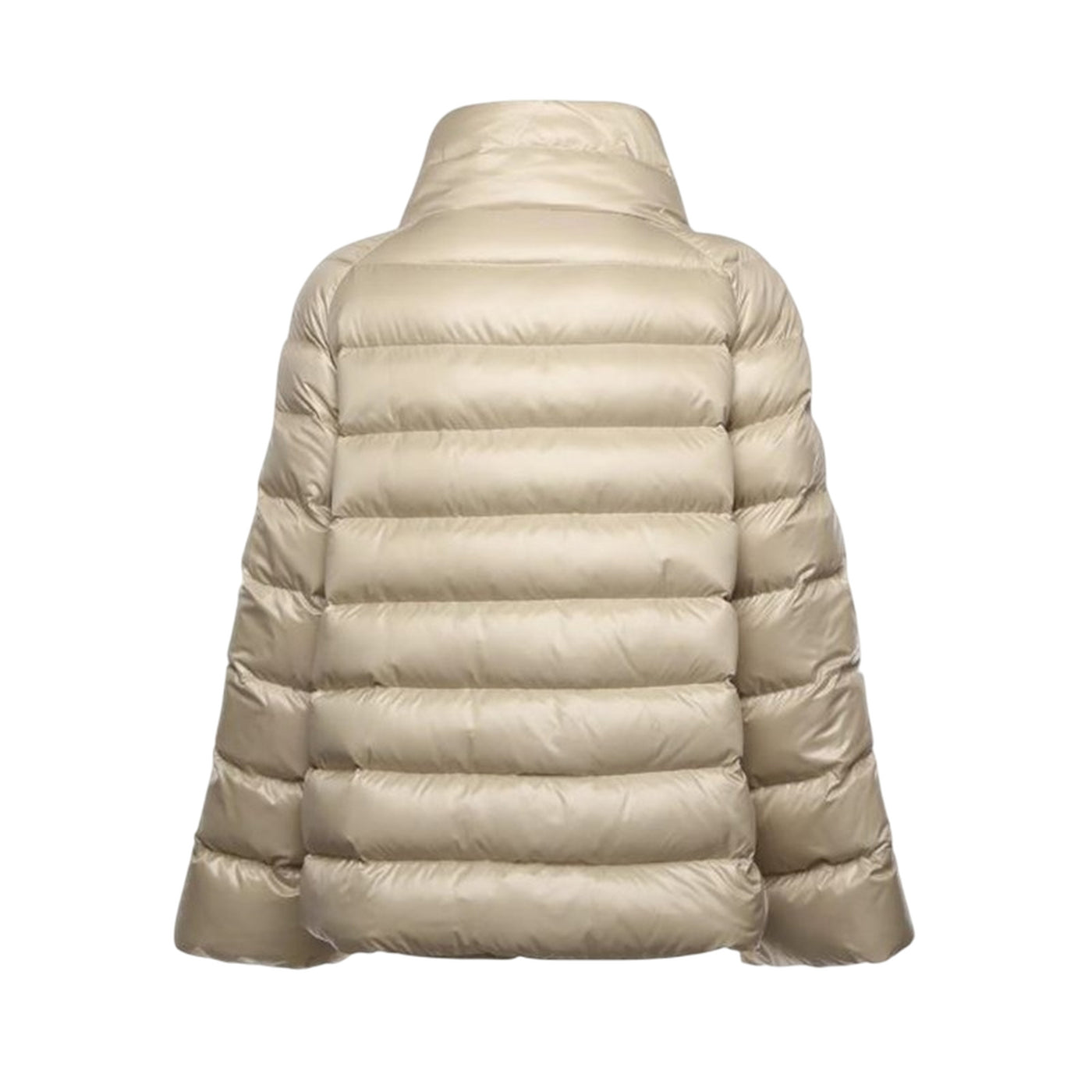 Piumino Donna con impunture a righe ed iconico gancio frontale