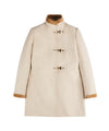 Cappotto Donna in Panno di Lana Beige