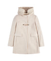 Cappotto Donna con cappuccio imbottito Beige