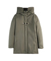 Parka Donna con chiusura ad alamaro Verde militare
