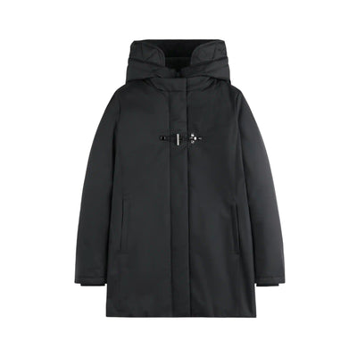 Parka Donna in gabardine tecnico idrorepellente, con gancio