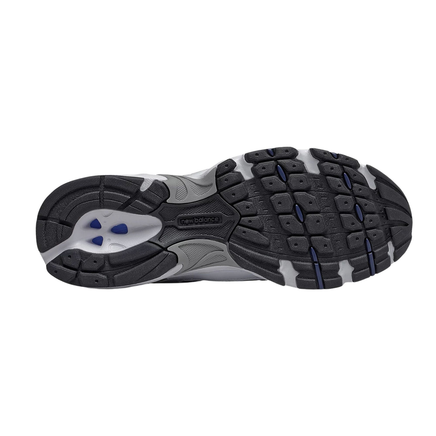 Sneakers Unisex modello 530 Bianco/Argento/Nero suola