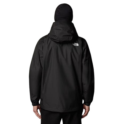 Giacca Uomo impermeabile traspirante Nero modello retro