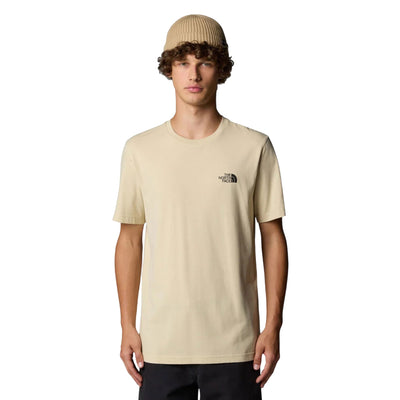 T-shirt Uomo modello Simple Dome Beige modello frontale
