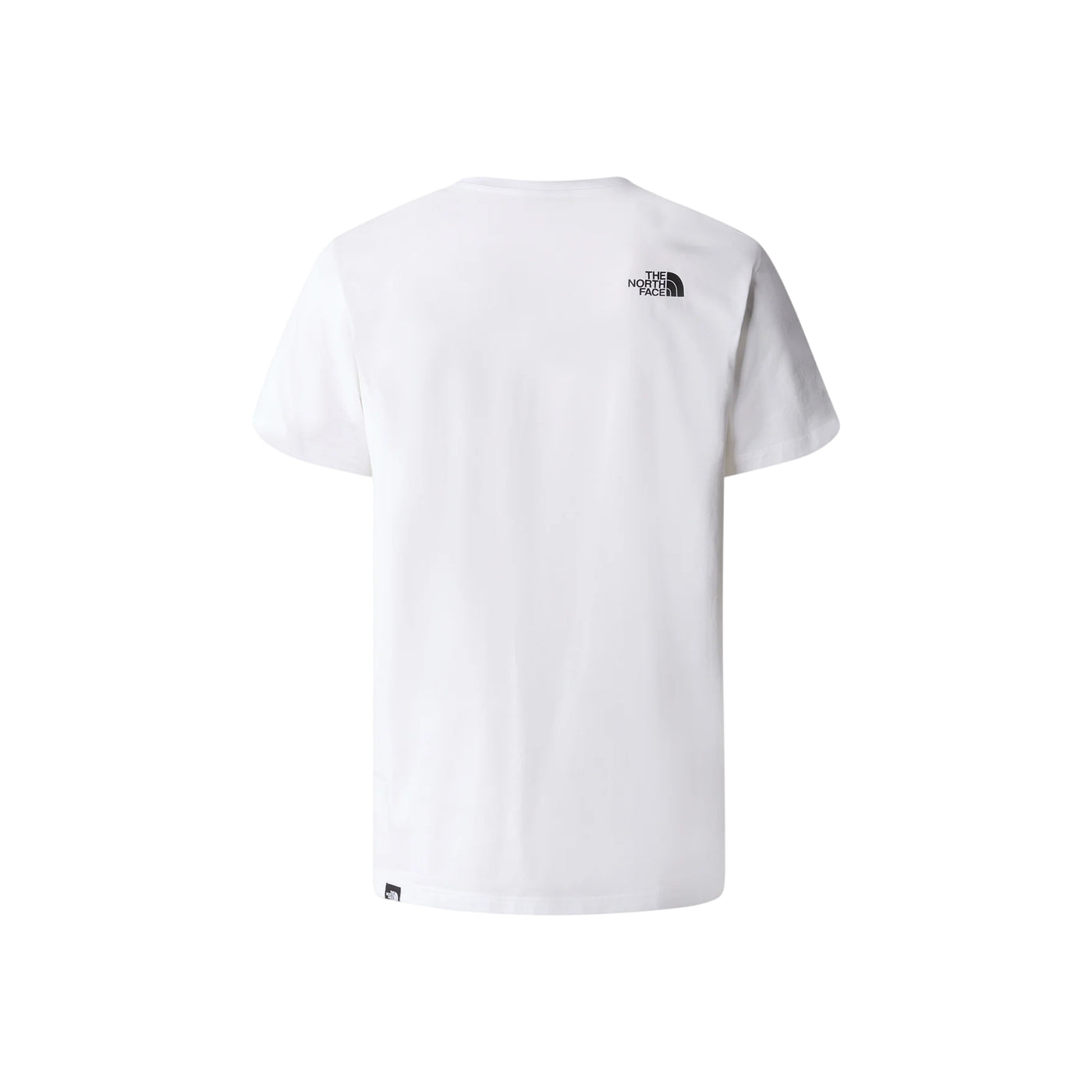 T-shirt Uomo Bianca, Simple Dome, con doppio logo iconico stampato 