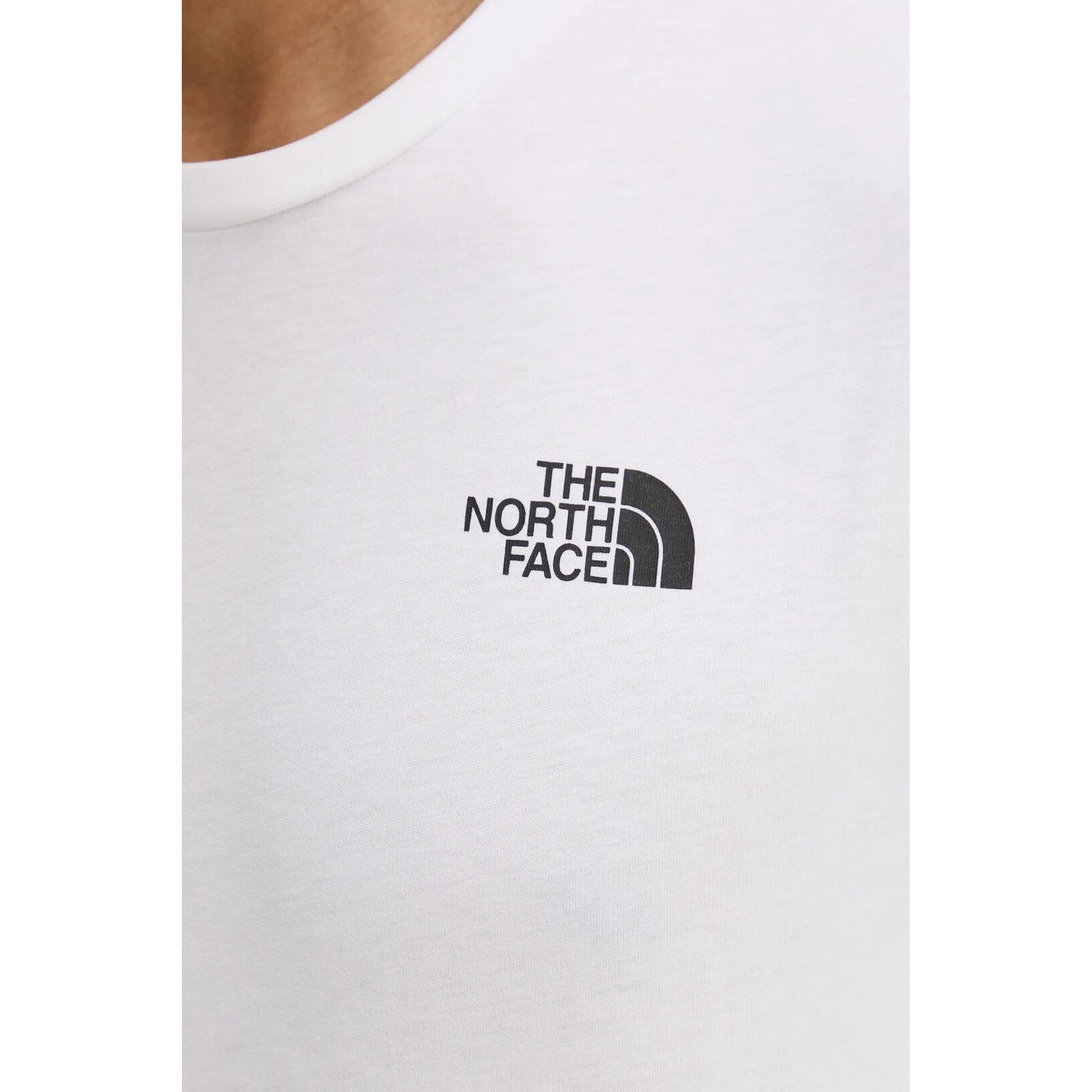 T-Shirt Uomo Bianca con Red Box sul retro dettaglio logo