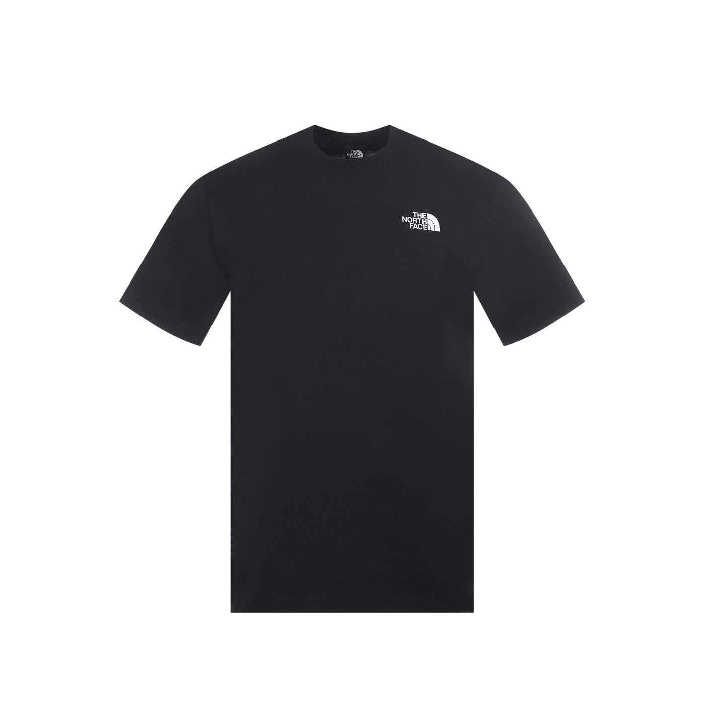 T-shirt Uomo Nera, con stampa sulla schiena Redbox e logo iconico sul petto