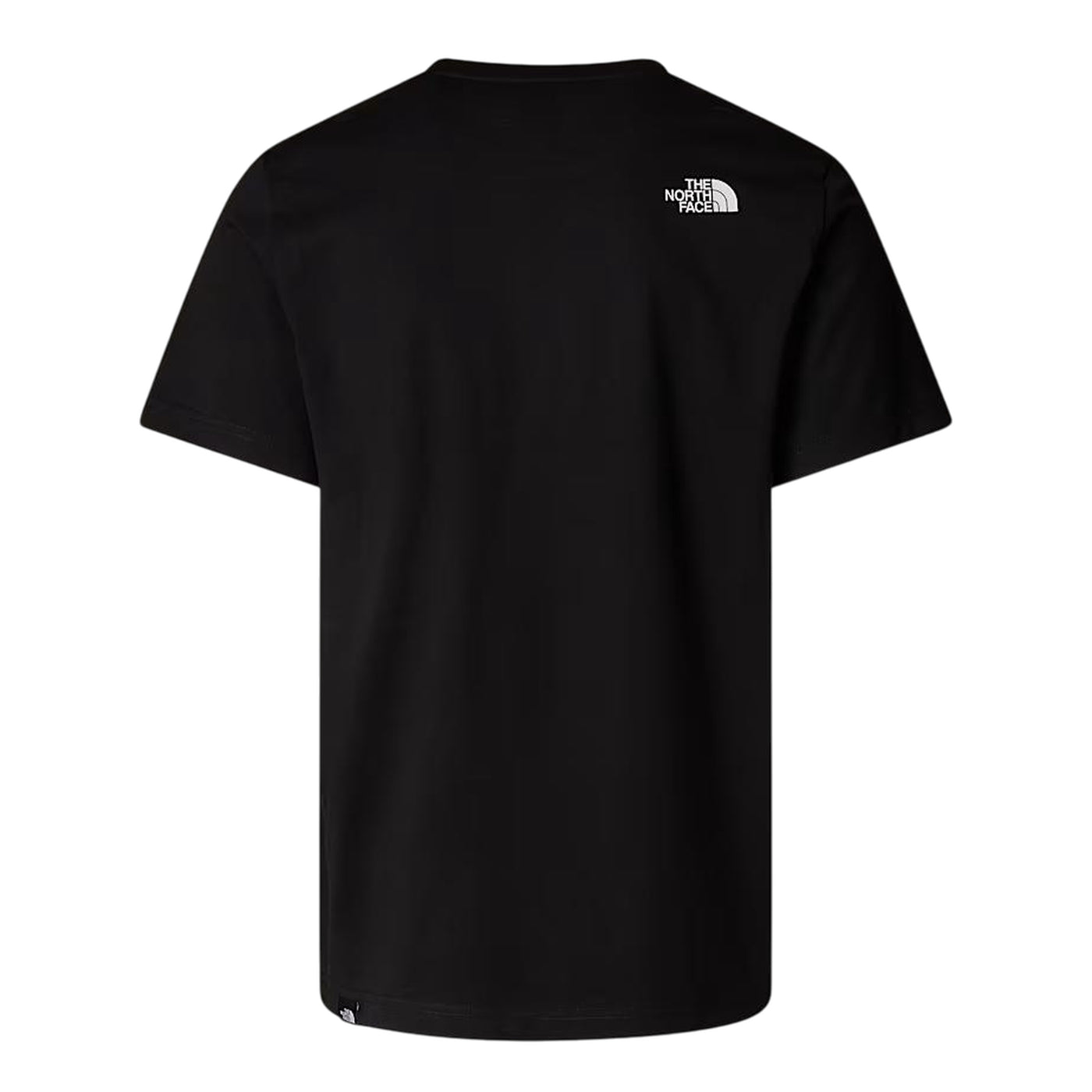 T-shirt Nera Uomo con logo grande frontale retro
