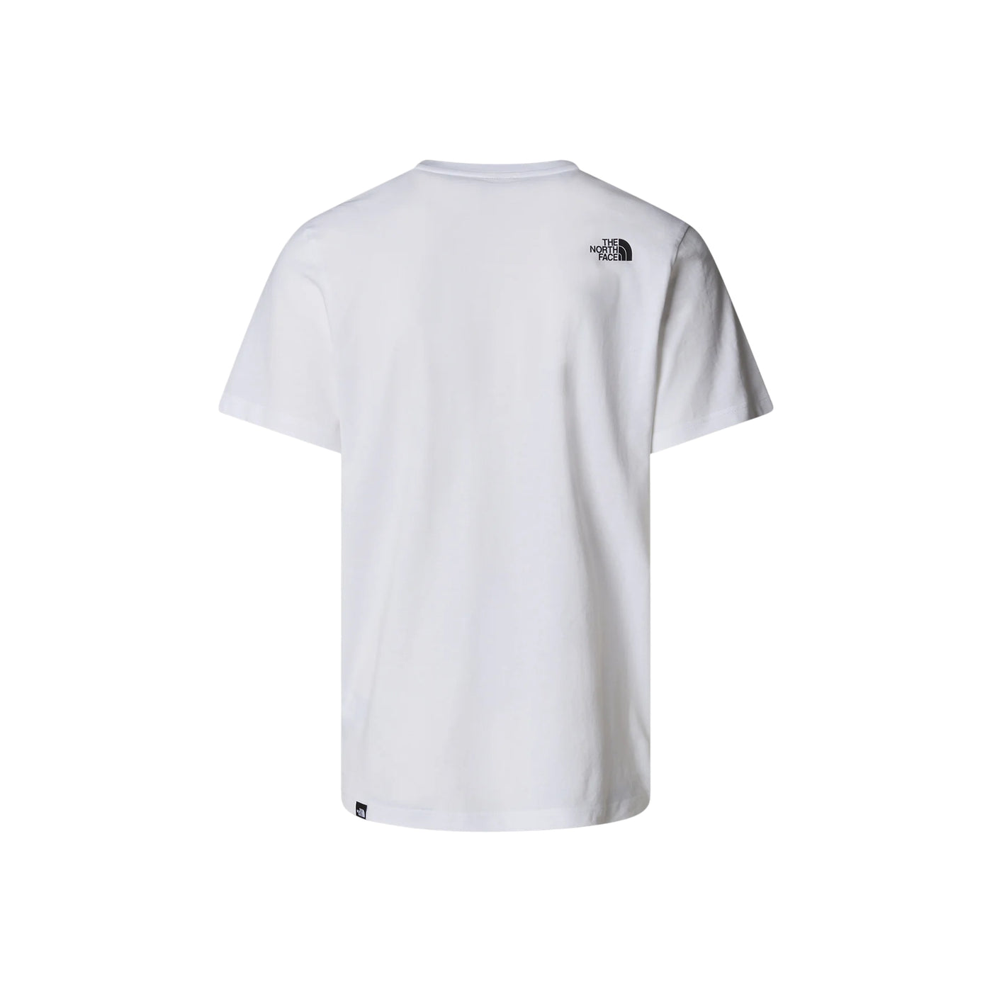 T-shirt Bianca Uomo con logo grande frontale retro